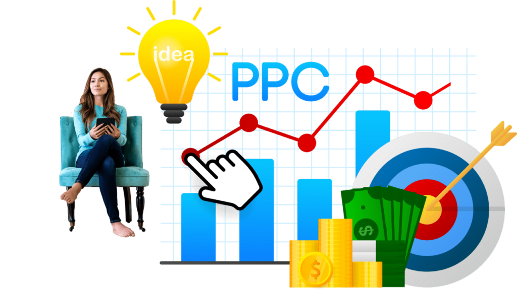 Illustration of World class, budget friendly, result driven digital marketig services.